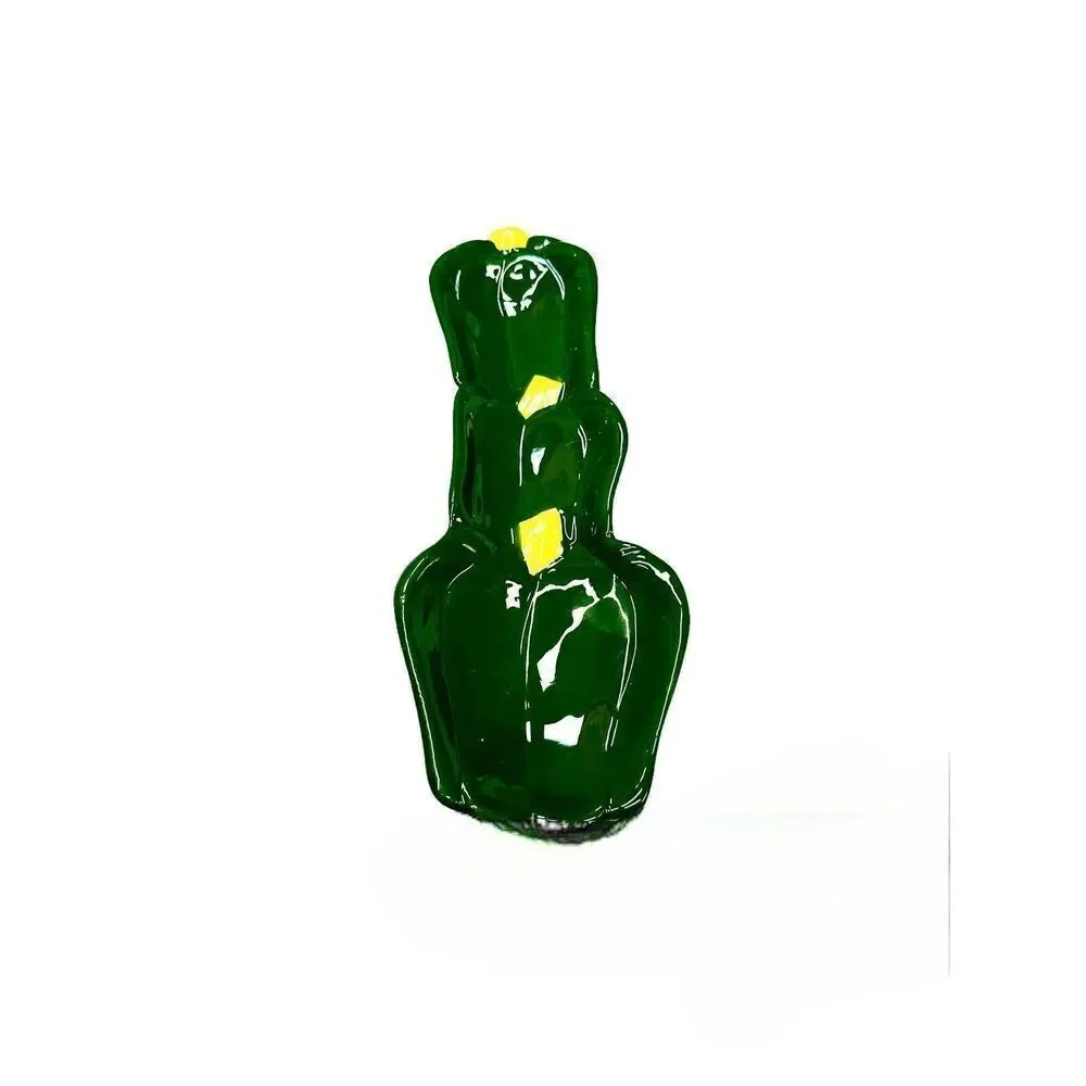 Vintage Four Piece Ceramic Green Pepper Condiment Kitchen Set in Original Box